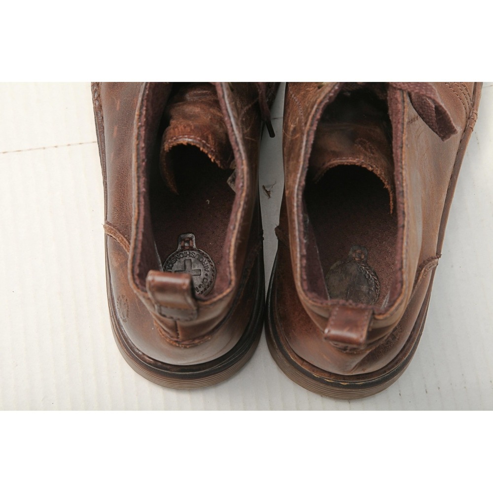 Dr. Martens Reed Boots Mens Size 13 Brown Leather Lace Up Chukka - Picture 14 of 15